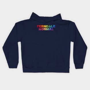 Ferndale Normal Rainbow Kids Hoodie